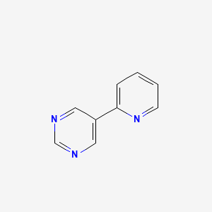 molecular formula C9H7N3 B1312016 5-(Pyridin-2-yl)pyrimidine CAS No. 64858-29-3