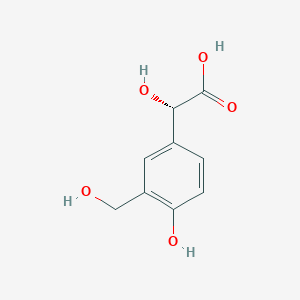 (S)-2-Hydroxy-2-(4-hydroxy-3-(hydroxymethyl)phenyl)acetic acid