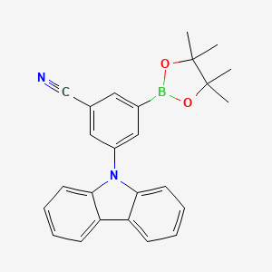 3-(9H-Carbazol-9-yl)-5-(4,4,5,5-tetramethyl-1,3,2-dioxaborolan-2-yl)benzonitrile