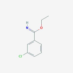 molecular formula C9H10ClNO B1312018 3-Chloro-benzimidic acid ethyl ester CAS No. 827-64-5
