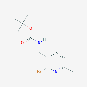 tert-Butyl ((2-bromo-6-methylpyridin-3-yl)methyl)carbamate