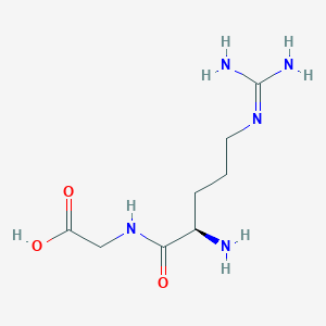 (R)-2-(2-Amino-5-guanidinopentanamido)acetic acid