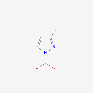 molecular formula C5H6F2N2 B1312021 1-(difluoromethyl)-3-methyl-1H-pyrazole CAS No. 956628-23-2
