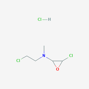 molecular formula C5H10Cl3NO B13120239 chlormethineN-oxidehydrochloride 