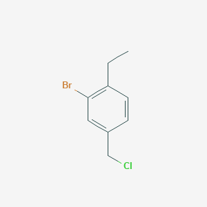 2-Bromo-4-(chloromethyl)-1-ethylbenzene