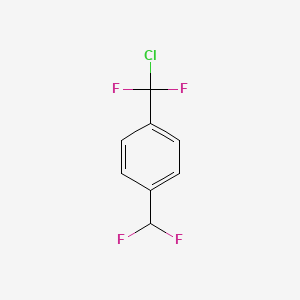 1-(Chlorodifluoromethyl)-4-(difluoromethyl)benzene