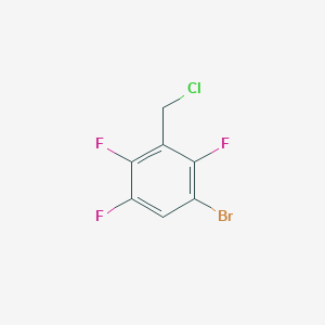 1-Bromo-3-(chloromethyl)-2,4,5-trifluorobenzene