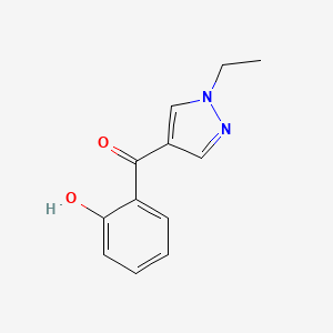 (1-Ethyl-1H-pyrazol-4-yl)(2-hydroxyphenyl)methanone