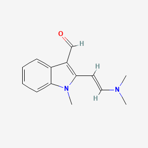 (E)-2-(2-(Dimethylamino)vinyl)-1-methyl-1H-indole-3-carbaldehyde