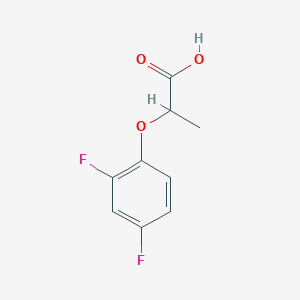 molecular formula C9H8F2O3 B1312038 2-(2,4-Difluorophenoxy)propanoic acid CAS No. 52043-21-7