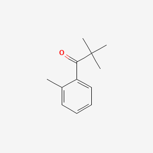 molecular formula C12H16O B1312041 2,2-Dimethyl-1-(2-methylphenyl)propan-1-one CAS No. 2041-37-4