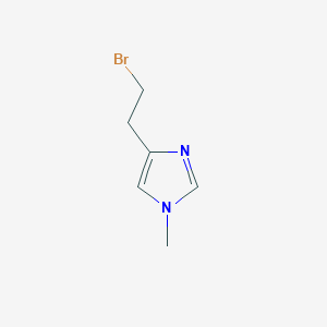 4-(2-Bromoethyl)-1-methyl-1H-imidazole