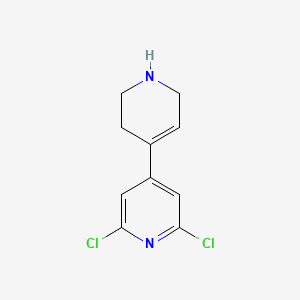 molecular formula C10H10Cl2N2 B13120446 2',6'-Dichloro-1,2,3,6-tetrahydro-4,4'-bipyridine 