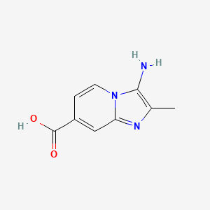 3-Amino-2-methylimidazo[1,2-a]pyridine-7-carboxylic acid