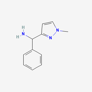 (1-Methyl-1H-pyrazol-3-yl)(phenyl)methanamine