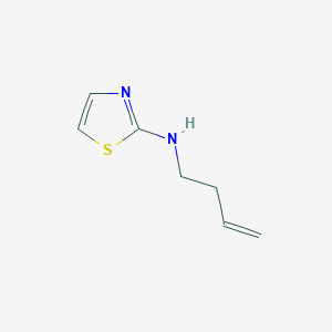 molecular formula C7H10N2S B13120488 N-(But-3-en-1-yl)thiazol-2-amine 