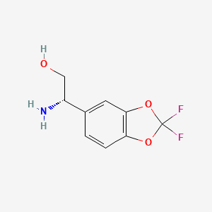 (2S)-2-amino-2-(2,2-difluoro-1,3-benzodioxol-5-yl)ethanol