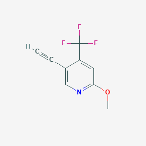 5-Ethynyl-2-methoxy-4-(trifluoromethyl)pyridine