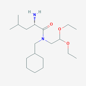 (S)-2-Amino-N-(cyclohexylmethyl)-N-(2,2-diethoxyethyl)-4-methylpentanamide