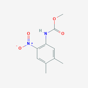 Methyl(4,5-dimethyl-2-nitrophenyl)carbamate