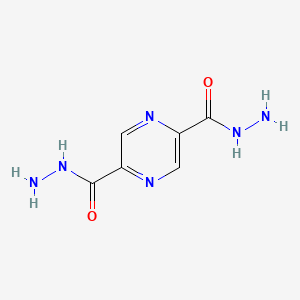 molecular formula C6H8N6O2 B1312059 吡嗪-2,5-二甲酰肼 CAS No. 46321-76-0