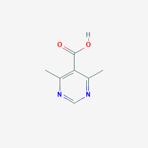 molecular formula C7H8N2O2 B131206 4,6-二甲基嘧啶-5-甲酸 CAS No. 157335-93-8
