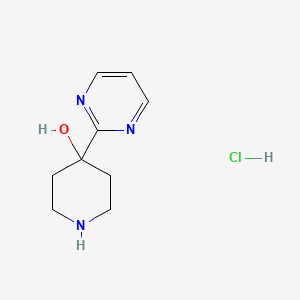 4-(Pyrimidin-2-yl)piperidin-4-ol hydrochloride