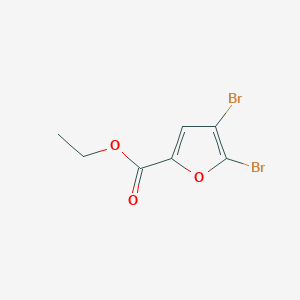 molecular formula C7H6Br2O3 B1312063 Ethyl 4,5-dibromofuran-2-carboxylate CAS No. 54113-42-7