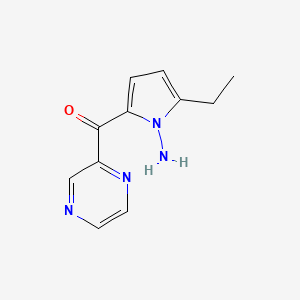 (1-Amino-5-ethyl-1H-pyrrol-2-yl)(2-pyrazinyl)methanone