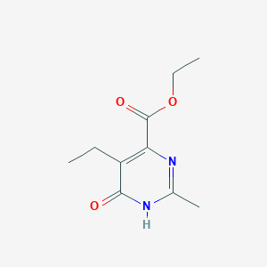 Ethyl 5-ethyl-6-hydroxy-2-methylpyrimidine-4-carboxylate