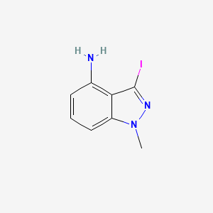 3-Iodo-1-methyl-1H-indazol-4-amine