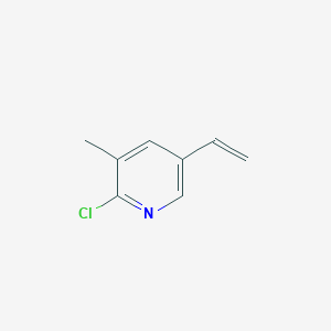 2-Chloro-5-ethenyl-3-methylpyridine