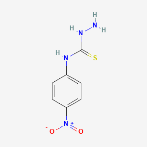 molecular formula C7H8N4O2S B1312074 N-(4-Nitrophenyl)hydrazinecarbothioamide CAS No. 38985-70-5