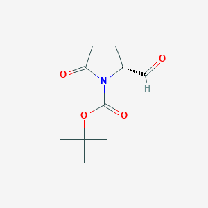 (R)-tert-Butyl 2-formyl-5-oxopyrrolidine-1-carboxylate