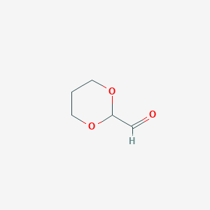 molecular formula C5H8O3 B13120814 1,3-Dioxane-2-carbaldehyde CAS No. 61960-29-0