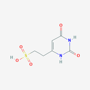 2-(2,6-Dioxo-1,2,3,6-tetrahydropyrimidin-4-yl)ethane-1-sulfonic acid