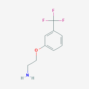 molecular formula C9H10F3NO B1312088 2-[3-(Trifluoromethyl)phenoxy]ethanamine CAS No. 29969-15-1
