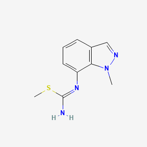 Methyl N-(1-methyl-1H-indazol-7-yl)carbamimidothioate