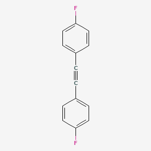 molecular formula C14H8F2 B1312091 1,2-双(4-氟苯基)乙炔 CAS No. 5216-31-9