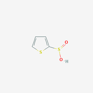 molecular formula C4H4O2S2 B13120915 Thiophene-2-sulfinic acid 