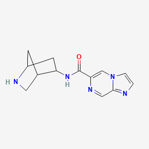 N-(2-Azabicyclo[2.2.1]hept-5-yl)imidazo[1,2-a]pyrazine-6-carboxamide