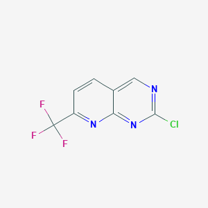 2-Chloro-7-(trifluoromethyl)pyrido[2,3-d]pyrimidine