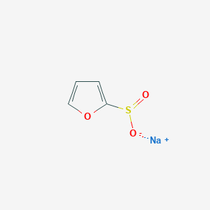 molecular formula C4H3NaO3S B13120943 Sodiumfuran-2-sulfinate 