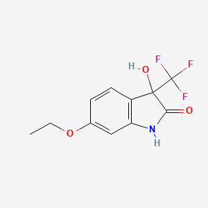 6-Ethoxy-3-hydroxy-3-(trifluoromethyl)indolin-2-one