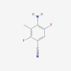 4-Amino-2,5-difluoro-3-methylbenzonitrile