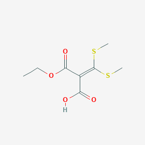 2-Ethoxycarbonyl-3,3-bis(methylsulfanyl)prop-2-enoic acid