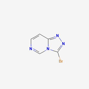 molecular formula C5H3BrN4 B13120982 3-Bromo-[1,2,4]triazolo[4,3-c]pyrimidine 