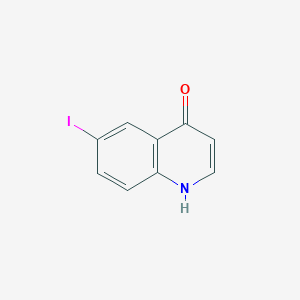 molecular formula C9H6INO B1312100 6-碘喹啉-4-醇 CAS No. 342617-07-6