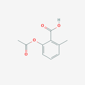 B1312102 2-(Acetyloxy)-6-methylbenzoic acid CAS No. 31490-86-5