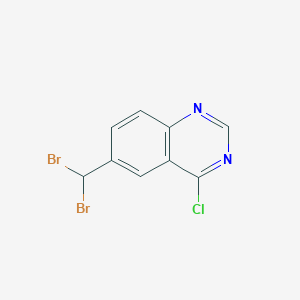 4-Chloro-6-(dibromomethyl)quinazoline